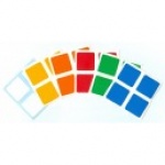 Стикеры для 2x2x2 флуоресцентные